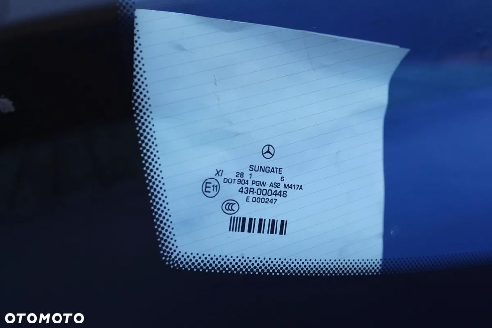 Szyba tył tylna Sungate IR OE Mercedes W221 - 18