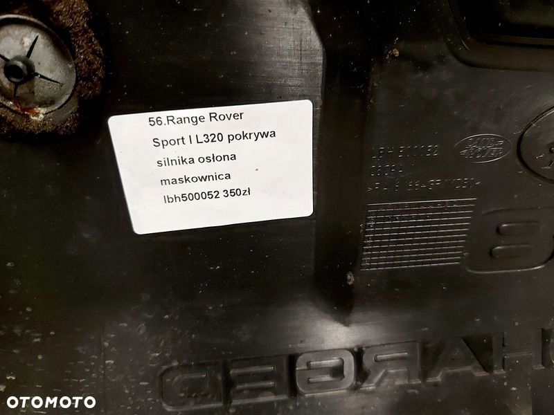 range rover sport l320 v8 osłona silnika górna - 5