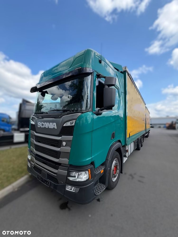 Scania R450 Jumbo + Przyczepa Rufa | 2019 | 499 500 km | Zestaw 38 EP | Retarder | Oś skrętna - 5