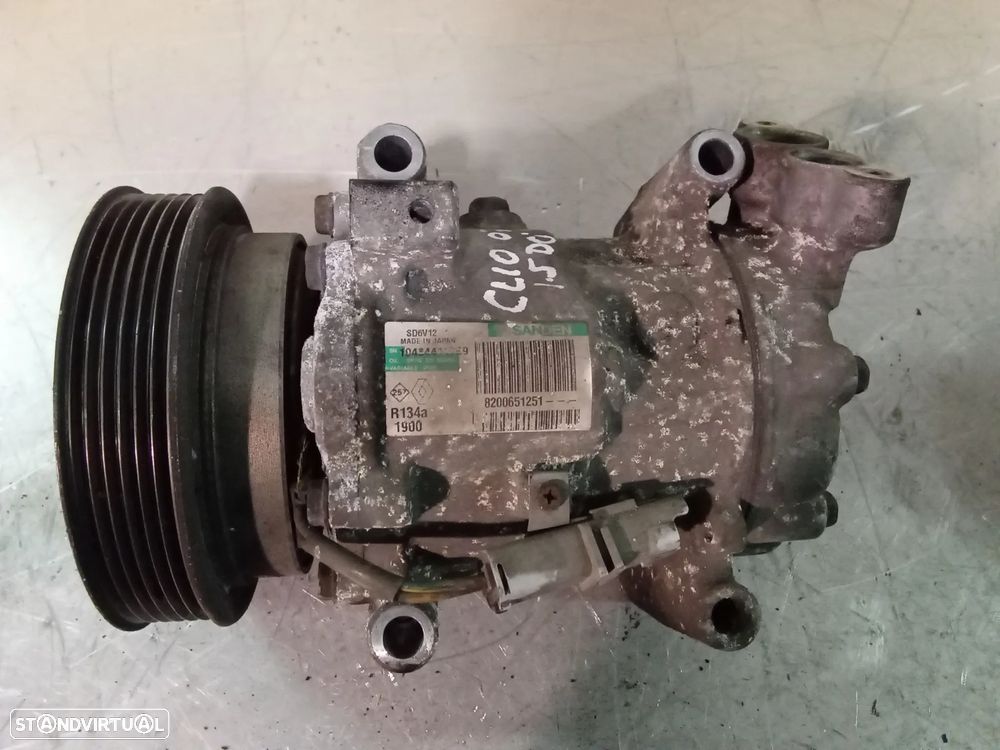 COMPRESSOR DO AC RENAULT CLIO III 1.5DCI 8200651251 8200365787 - 1