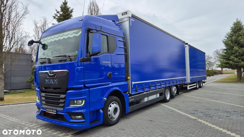 MAN MAN///TGX///26.470///2021///ZESTAW/// TANDEM///PRZEJAZDOWY///7.70+7.70/// LEDY///KLIMATYZACJA POSTOJOWA/// DACH PODNOSZONY/// - 1