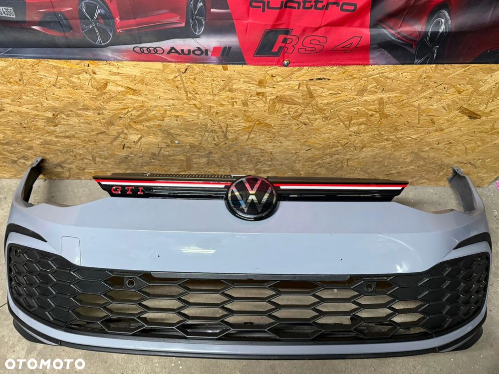 Zderzak przedni kompletny Volkswagen Golf 8 20< GTI 5H0 4XPDC GRIL KRATKI OE NARDO - 1