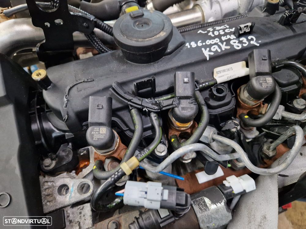 Motor usado K9K832 RENAULT SCENIC III 3 1.5 DCI 105CV MEGANE K9KG832 K9K - 4