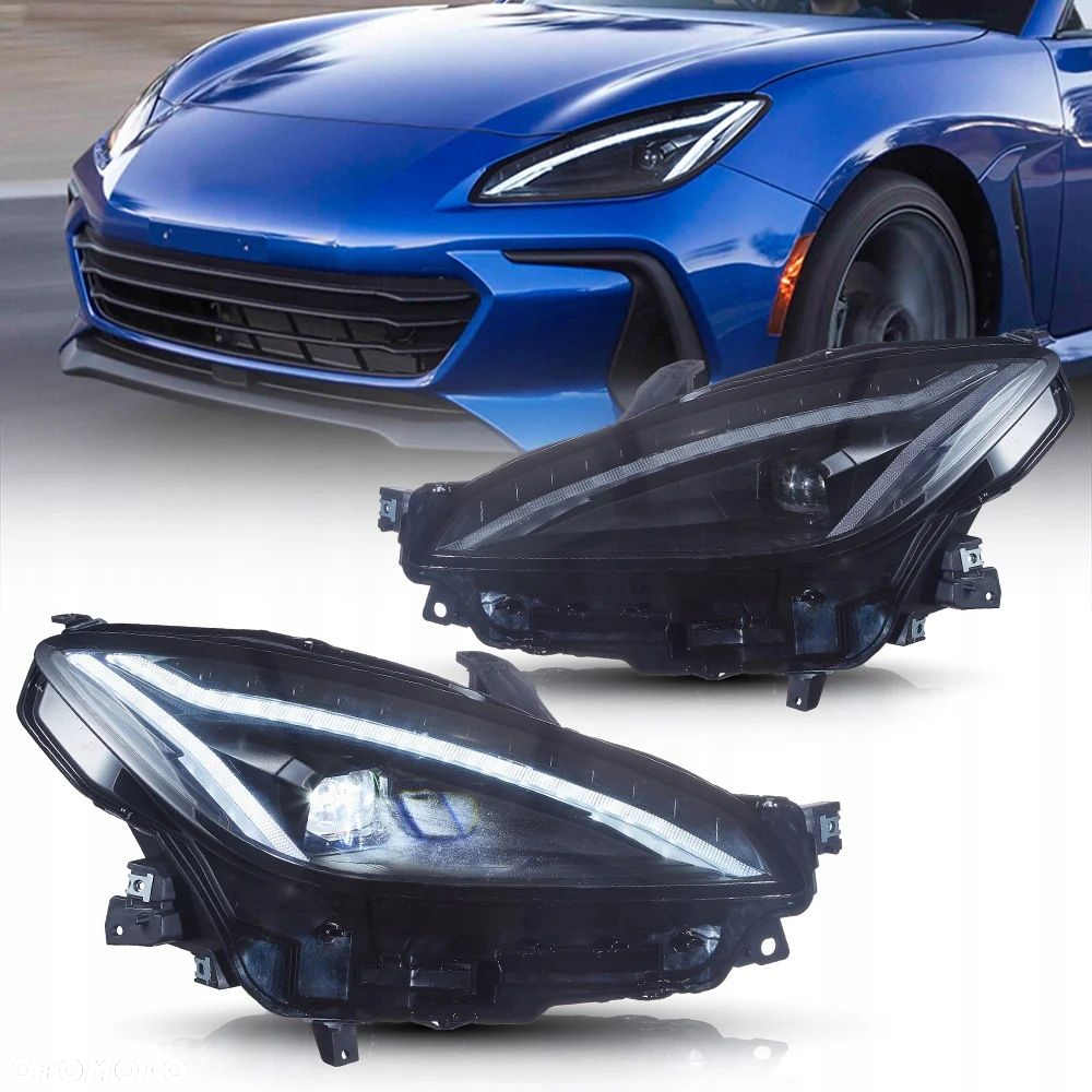 Reflektory Lampy kpl Vland Full Led Neon Tuning Toyota Gg86 Gg GT 86 Brz II - 2