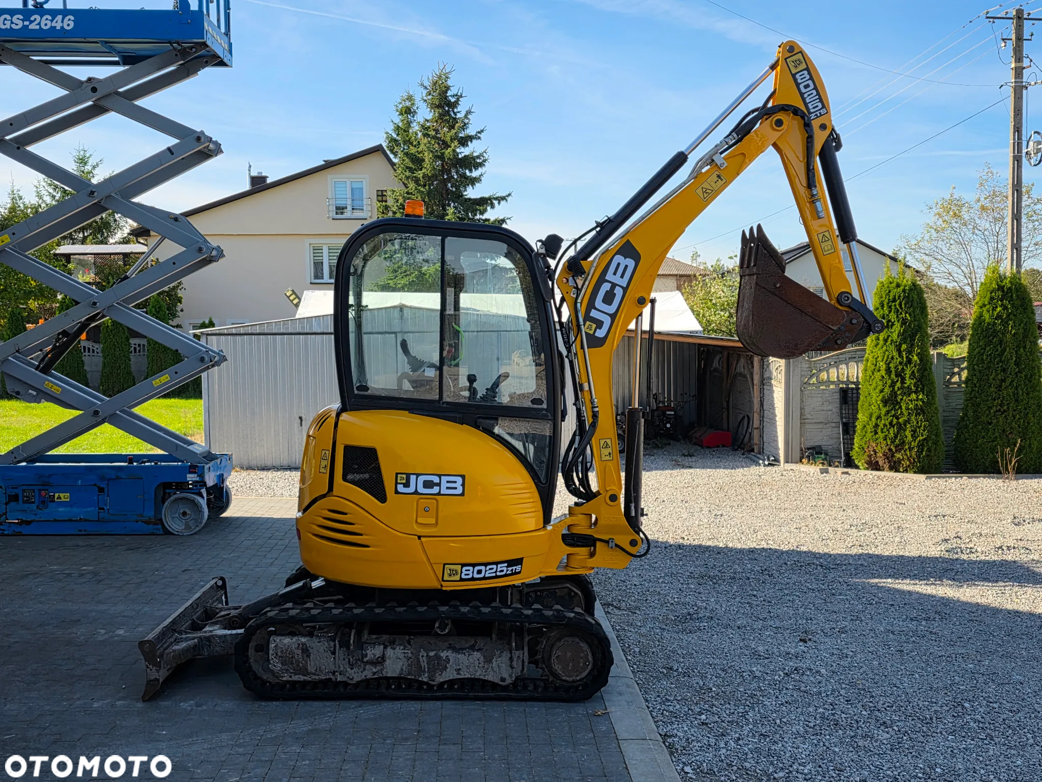 JCB JCB 8025 ZTS mini koparka sprowadzona 3 łyżki 8026 1 wł ładna - 20
