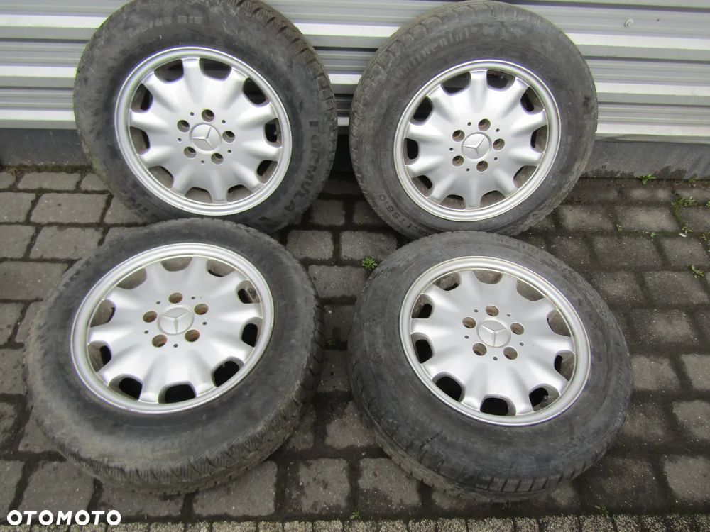 (14 Mercedes W210 W202 Koła felgi aluminiowe alufelgi 15' - 1