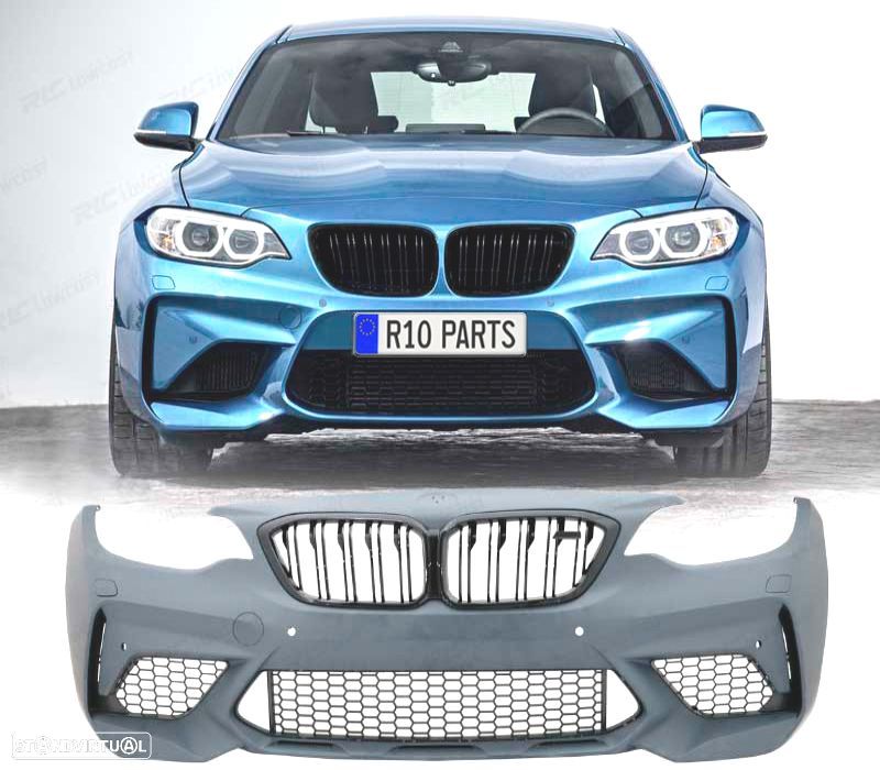 PARA-CHOQUES FRONTAL BMW F22 F23 LOOK M2C COMPETITION - 1
