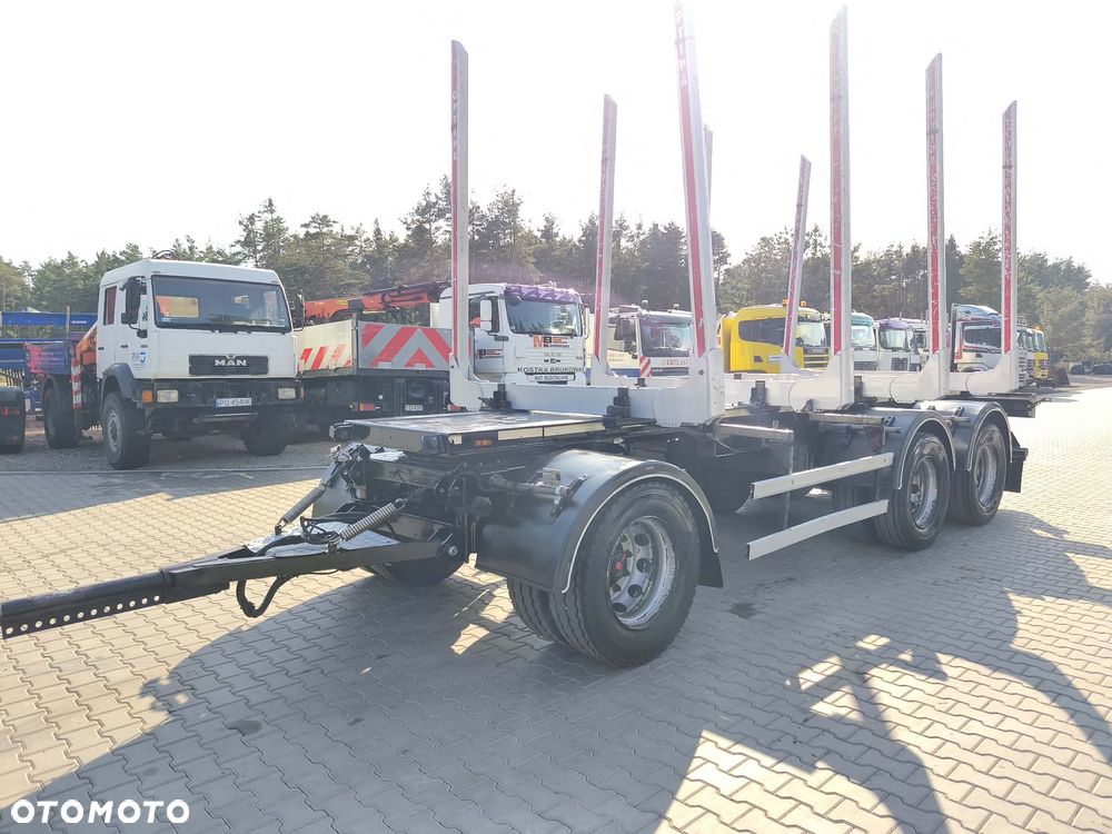 Schmitz Cargobull PAVIC 3 osiowa 2018 rok kłonicowa do drewna lasu drzewa SAF bębny bliźniaki - 24