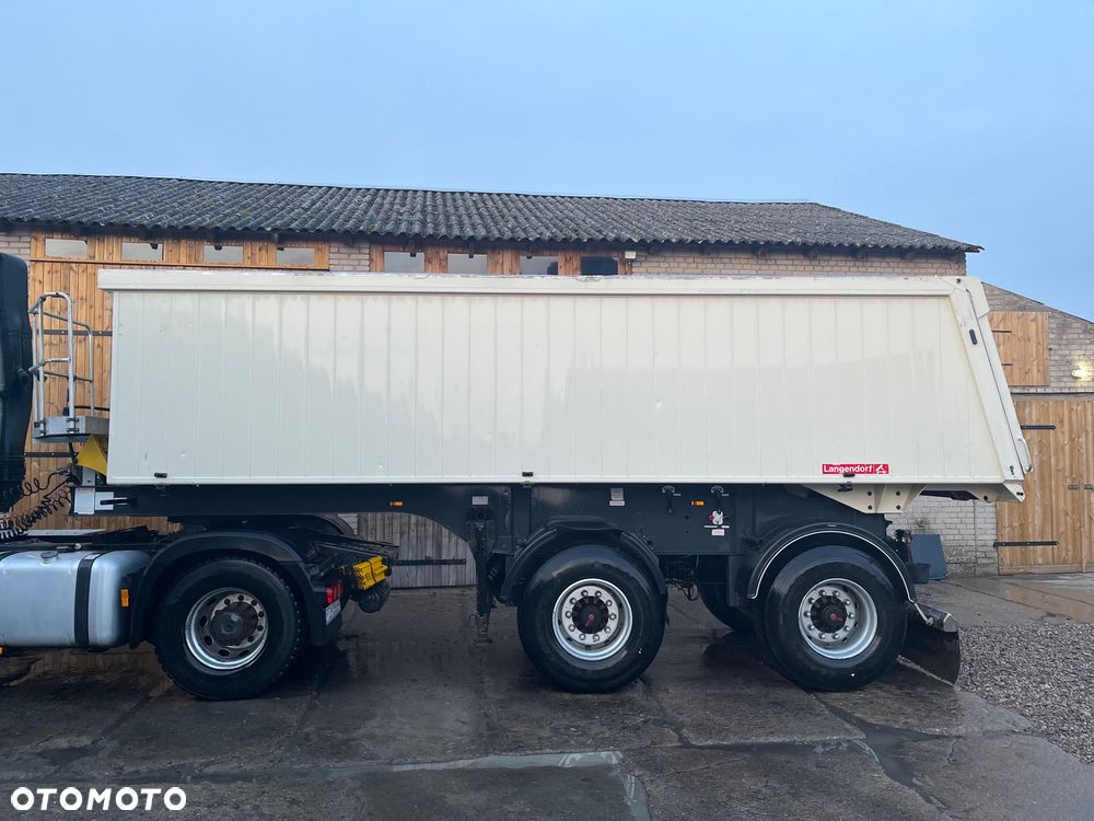 Langendorf SKA 20/26 4960kg 2 osie 38t DMC zestaw naczepa wywrotka Hardox - 1