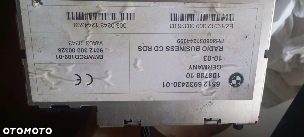 Radioodtwarzacz BMW  e46 radio OE 65126932430-01 - 3