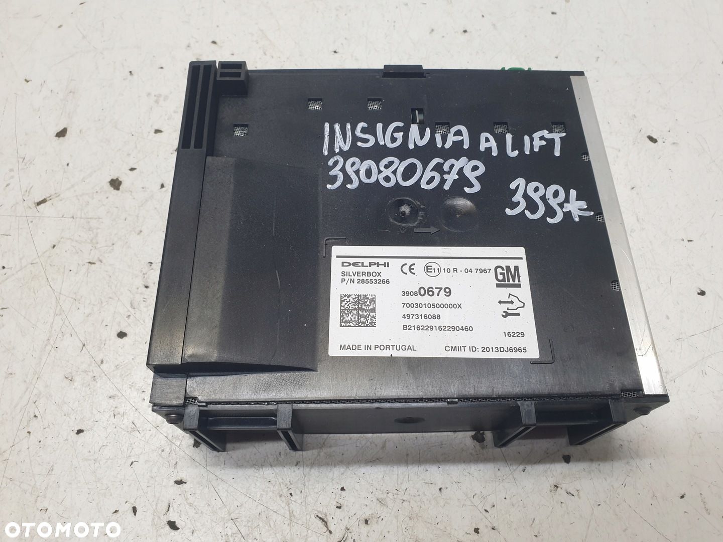 MODUŁ STEROWNIK RADIA NAWIGACJI SILVERBOX OPEL INSIGNIA A LIFT 39080679 - 1