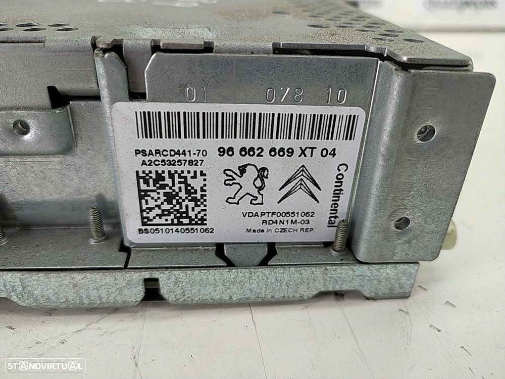 Auto Radio Cd Citroën C3 Ii (Sc_) - 4