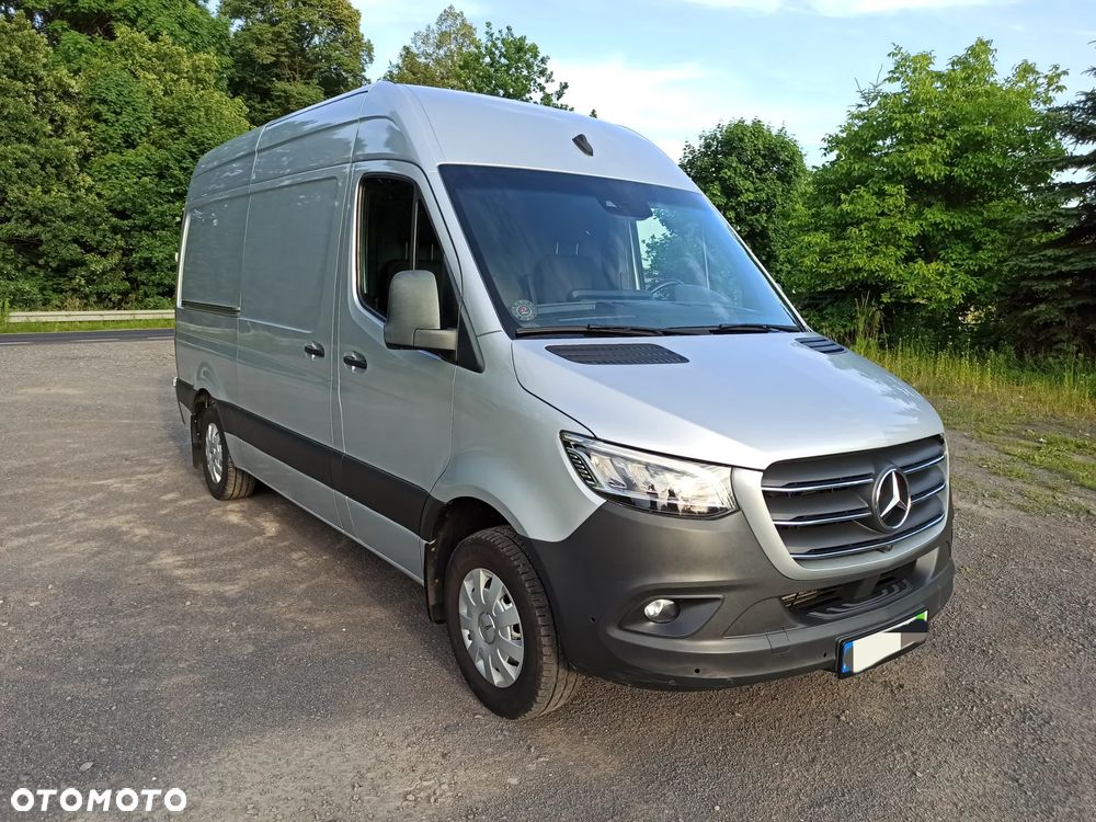 Mercedes-Benz SPRINTER 316CDI 2020R L2H2 AUTOMAT KAMERA 360° KLIMATRONIC TEMPOMAT LEDY KEYLESS GO HAK WEBASTO ŁADNY ZADBANY - 1