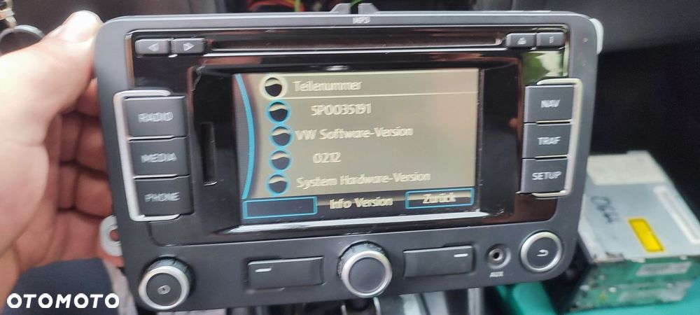 Radio Nawigacja Oryginalne Seat Rns 310 5P0035191C Kod Bdb - 6