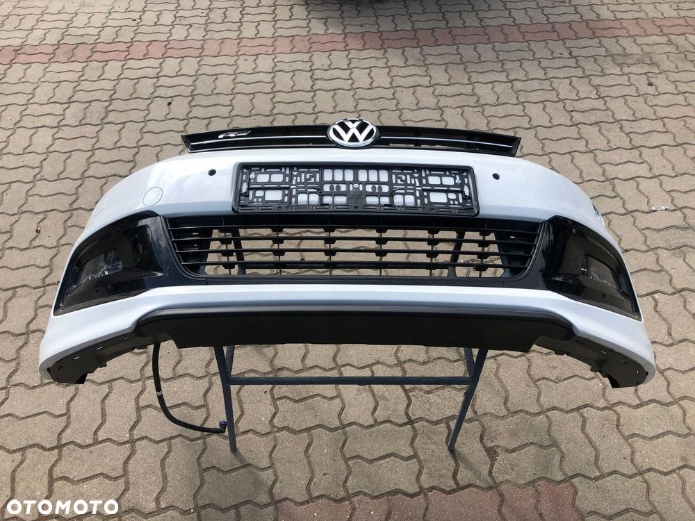 VW POLO 6R0 6C0 14- ZDERZAK PRZOD GRILL R LINE - 1