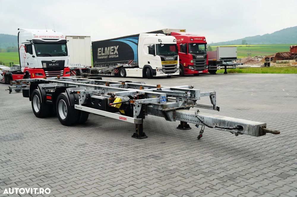 Wecon REMORCĂ TANDEM / BDF / 7,15, 7,45, 7,82 M / PENTRU TRANSPORT CONTAINER - 6