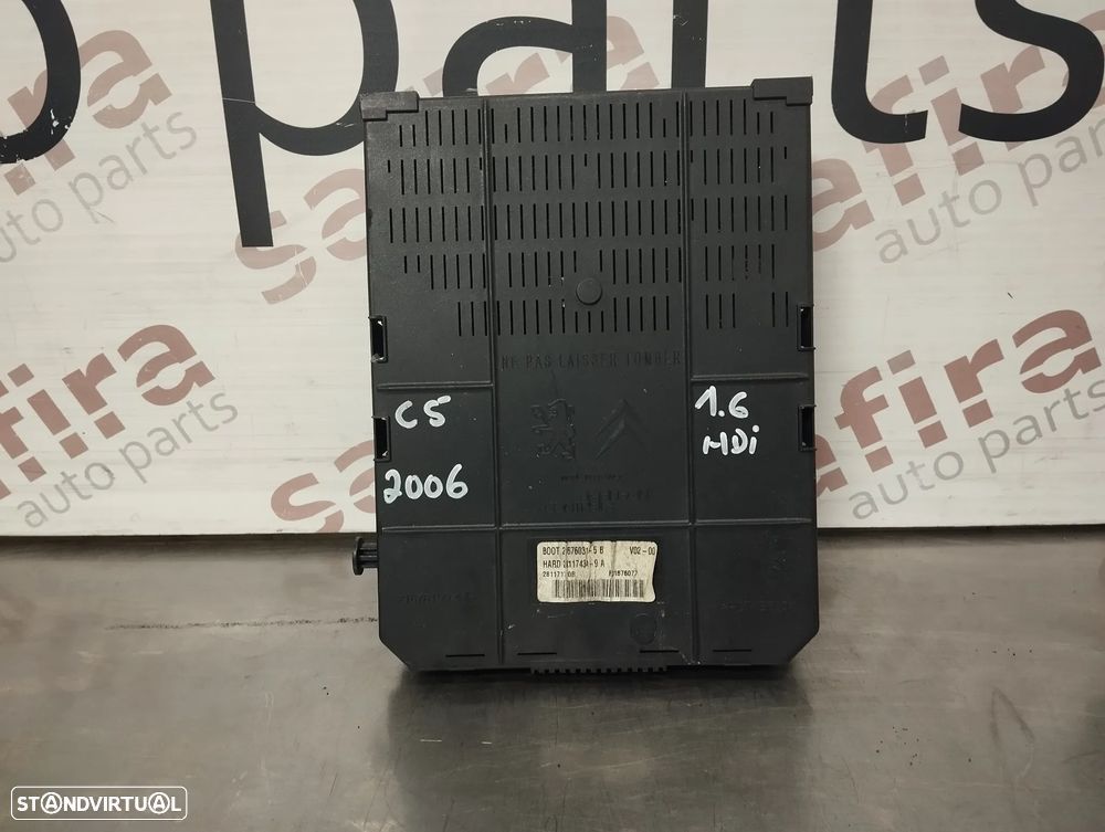 CAIXA DE FUSIVEIS BSI CITROEN C5 II REF: 9661940380 - 2