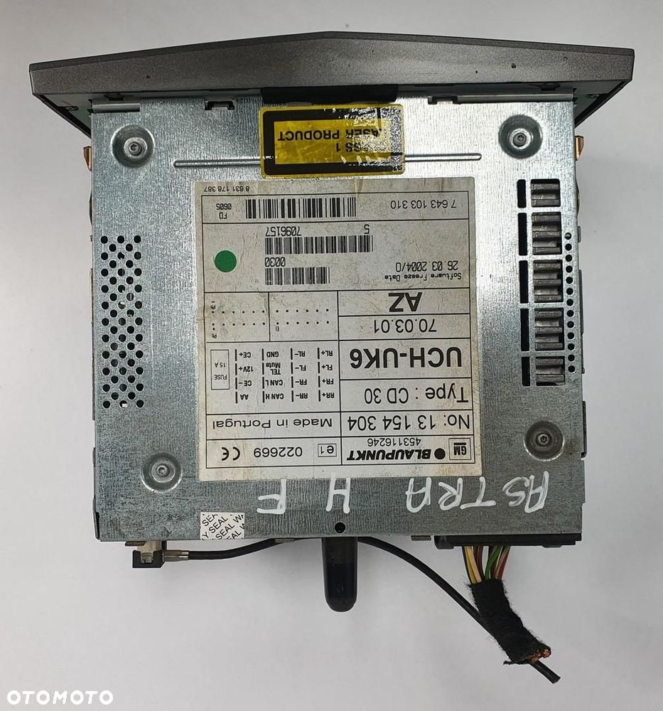 RADIO OPEL ASTRA III H 13154304 - 2