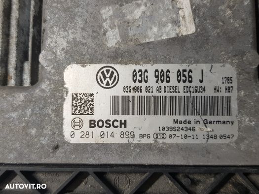 ECU Calculator motor VW Touran/Golf5 1.9 TDI 03G906021MG 03G906056J - 4