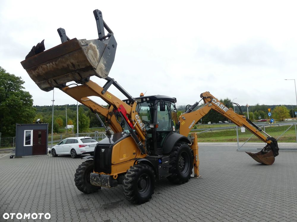 Case 580 ST / KOPARKO-ŁADOWARKA / 1300 MTH ! / 3 ŁYŻKI / IDEALNY STAN / - 2