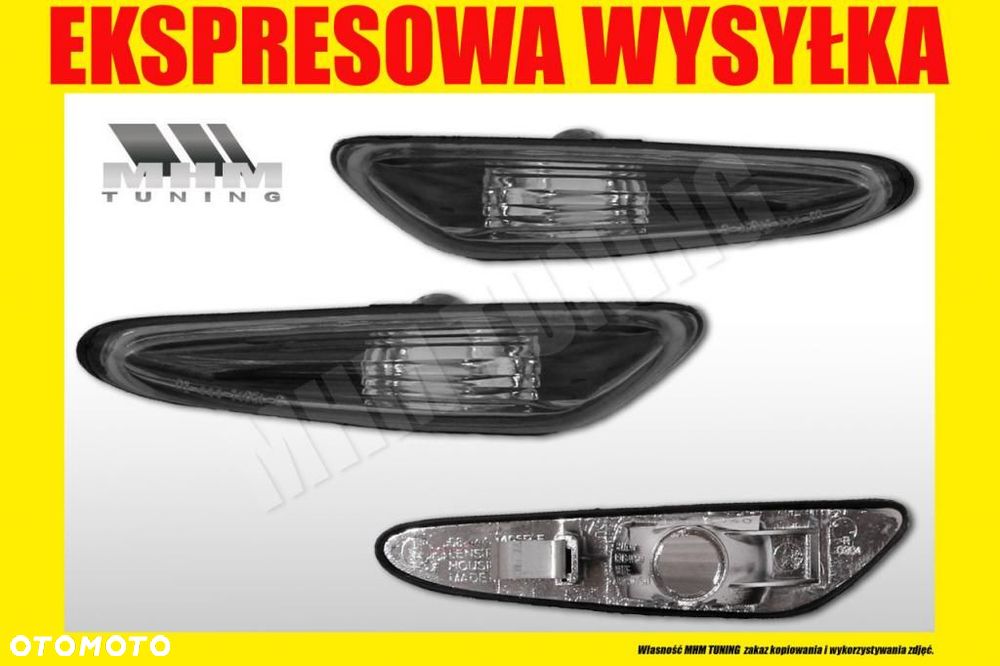 kierunkowskaz migacz bok kpl bmw 3 e46 lift black - 2