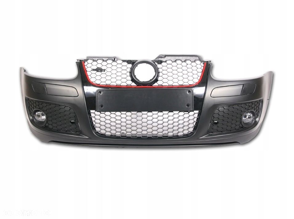 Zderzak przod kpl Kratki Grill Halogen Tuning Gti look VW Golf V 5 1k 2003- - 1