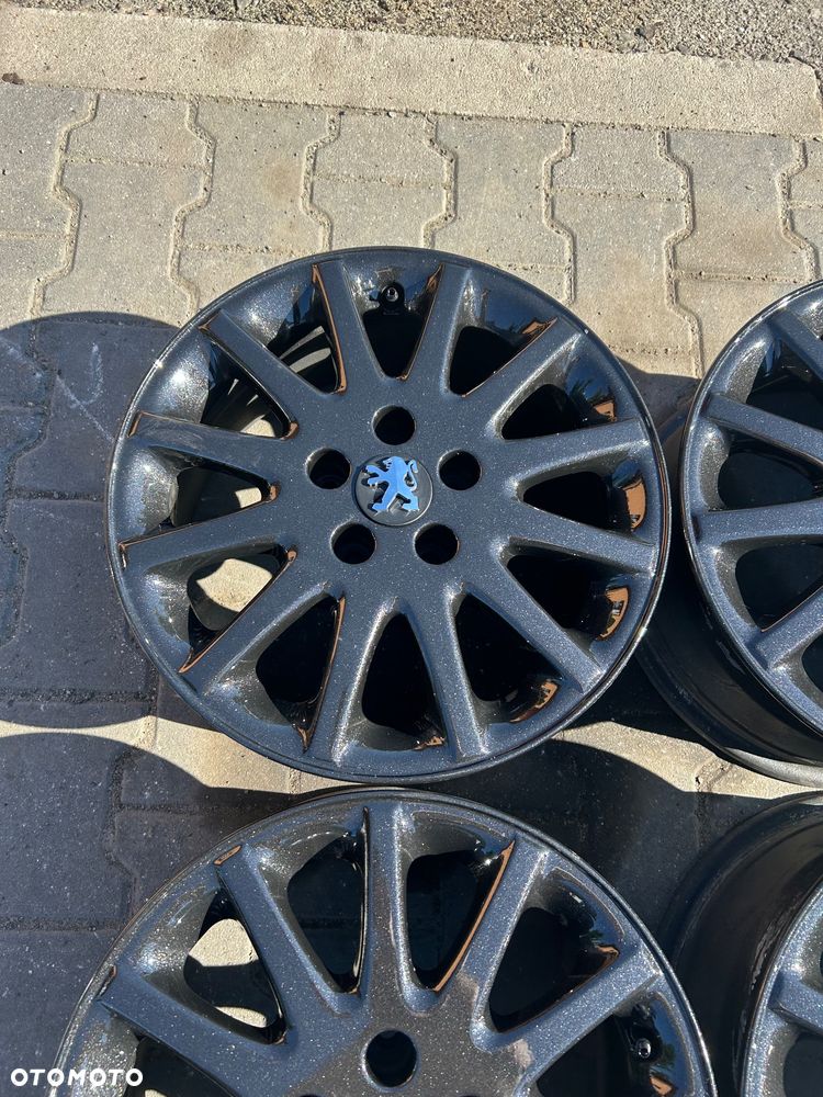 Alufelgi Peugeot Citroen 16 cali 5x108 Oryginalne czarne - 4