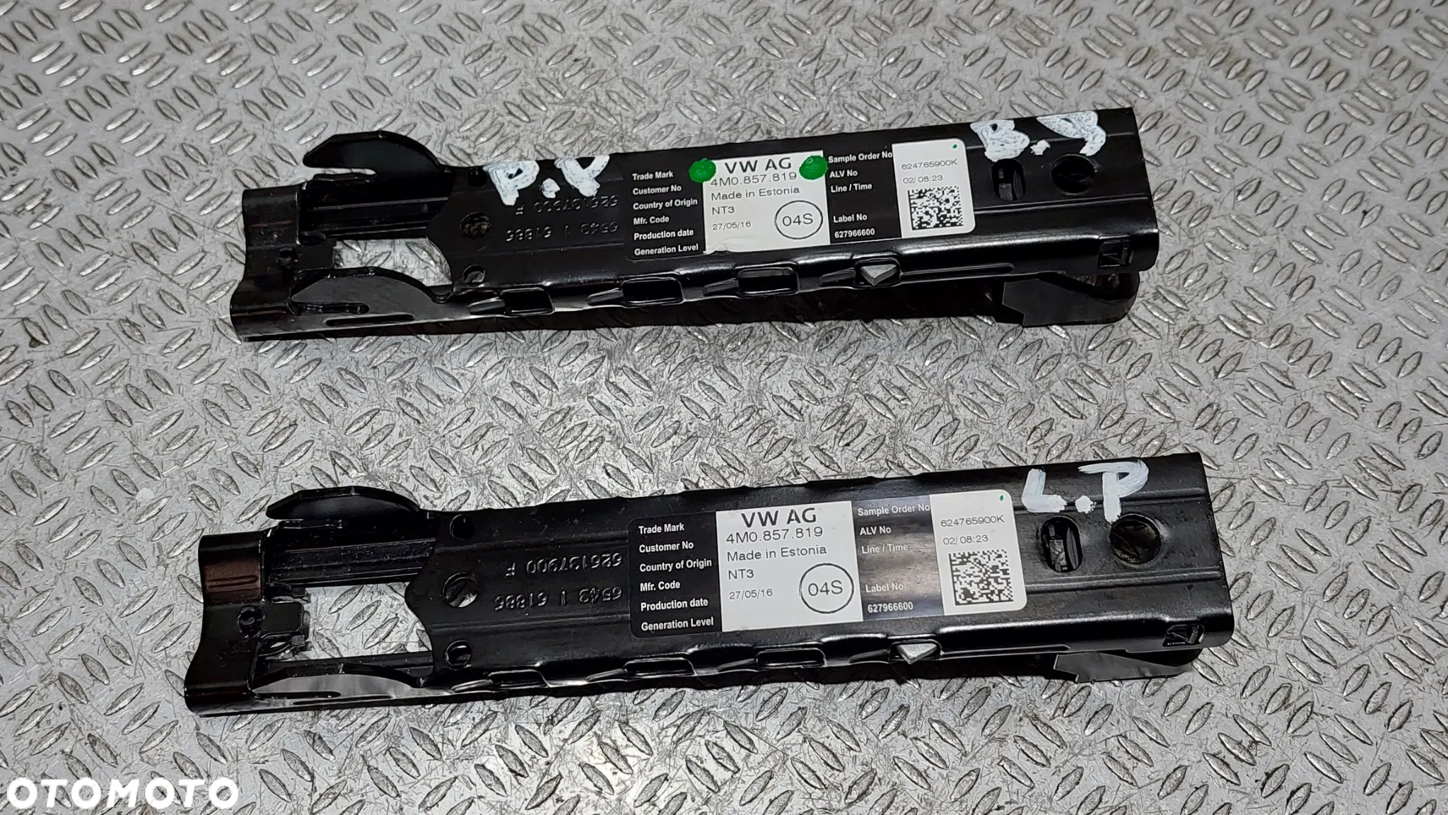 REGULACJA PASA W SŁUPEK AUDI A4 B9 KOMBI R2016 NR 4M0857819 - 2