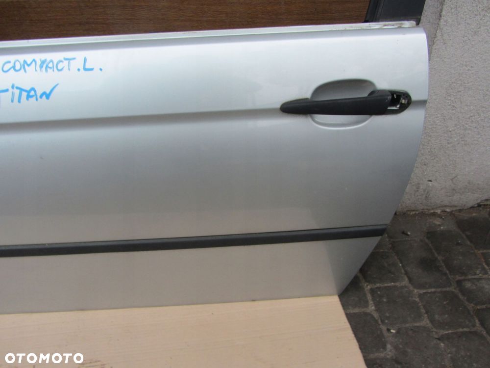 drzwi lewe przód bmw e46 compact titansilber - 4