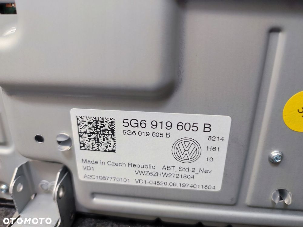 ekran wyświetlacz radia nawigacji vw golf vii 7 lift - 5