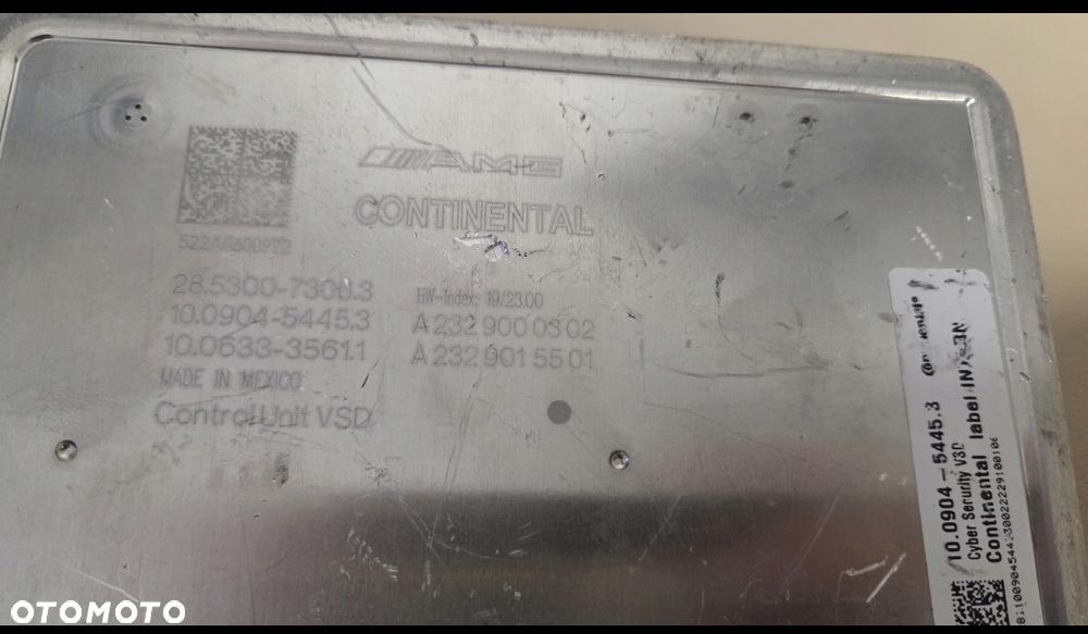 Sterownik moduł zawieszenia Mercedes Sl R242 2329000302 - 3
