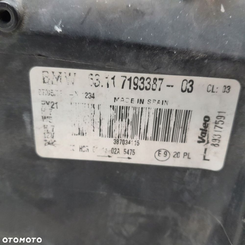 LAMPA LEWA PRZEDNIA BMW 1 E87 E81 89317591 - 5