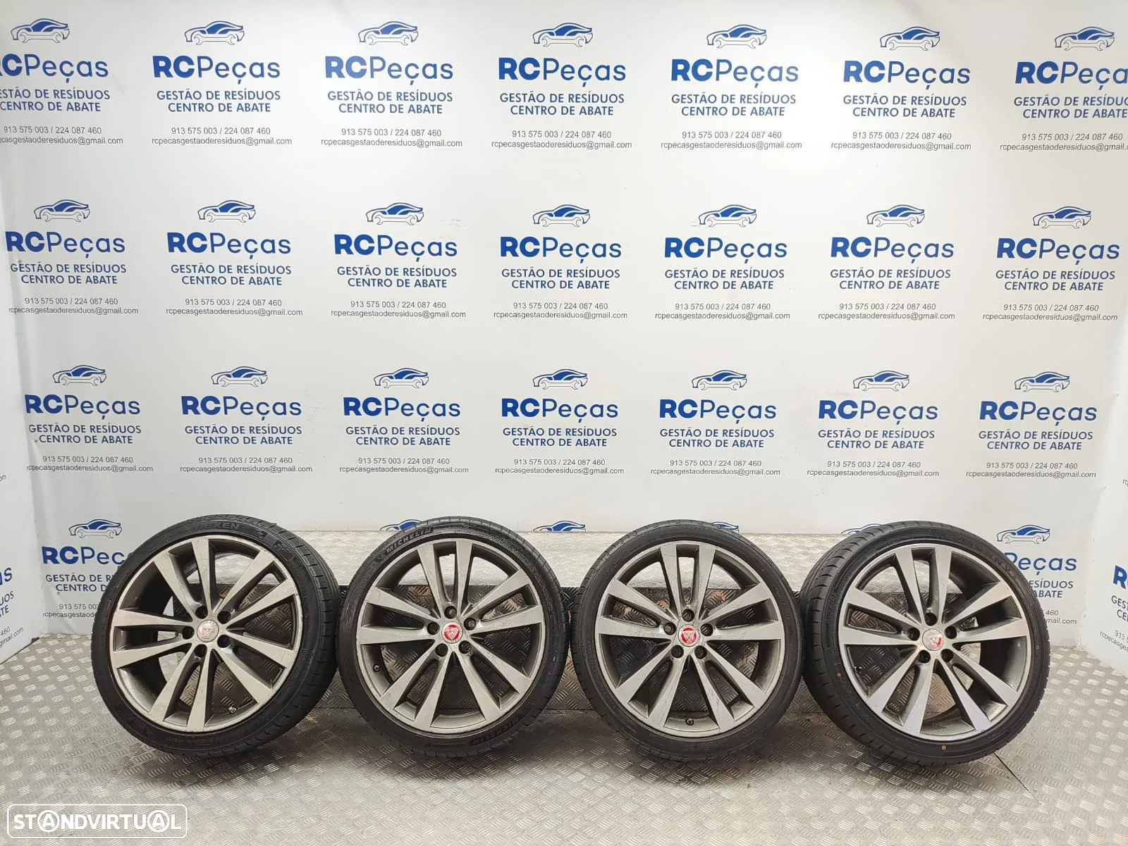 Conjunto Jantes 19 Jaguar XE X760 8,5J ET55 7,5J ET 44,5 5x108 - 8