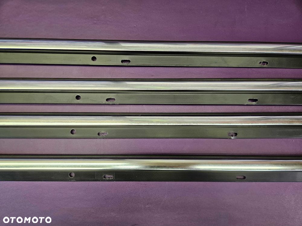 Listwa Listwy Zgarniajace Szyb Szyby Chrom Chromowane AUDI A6 C6 Sedan Kombi - 8