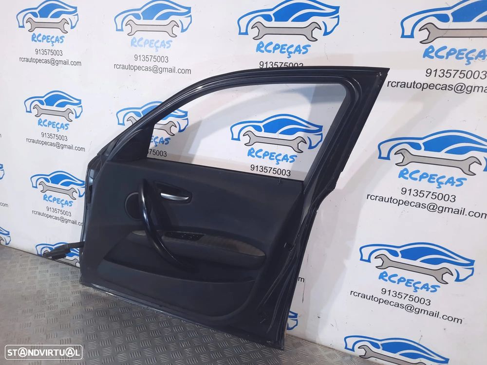 PORTA FRENTE FRONTAL DIREITA BMW SERIE 1 E87 41517191012 7191012 QUARTELA FECHO ELEVADOR MOTOR PUXADOR VIDRO - 7