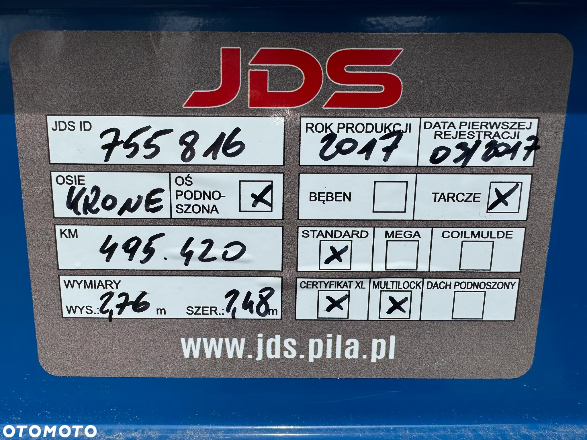 Krone SD Firanka Certyfikat XL, oś podnoszona, kosz na palety - 29