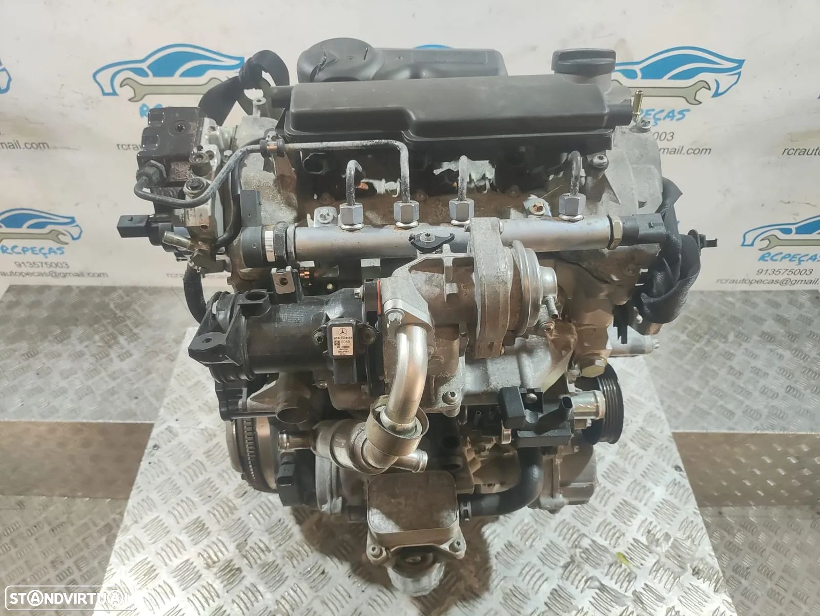 Motor Completo Mercedes Benz Smart Mitsubishi 1.5 CDI 12v 95cv 639939 Injeção Bosch - 1