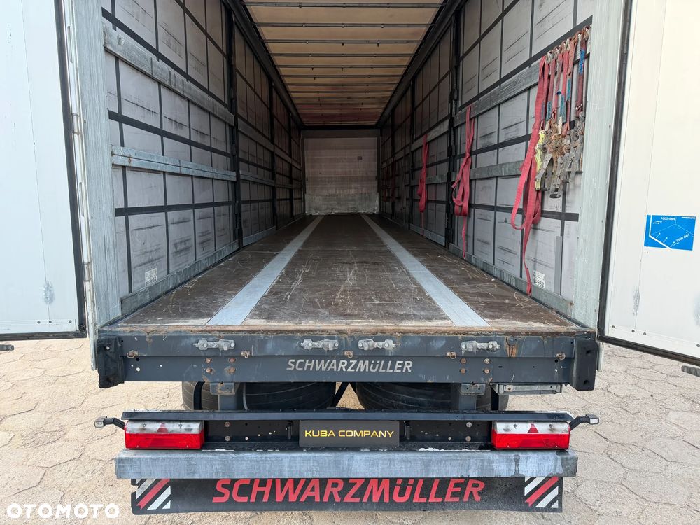 Schwarzmuller FIRANKA / ULTRA LIGHT 5640 KG WAGA SAF / PIERWSZA OŚ PODNOSZONA / OSIE SAF INTRAX / ŁADNA SREBRNA PLANDEKA / DWA KOŁA ZAPASOWE / 2021 ROK  !! - 34