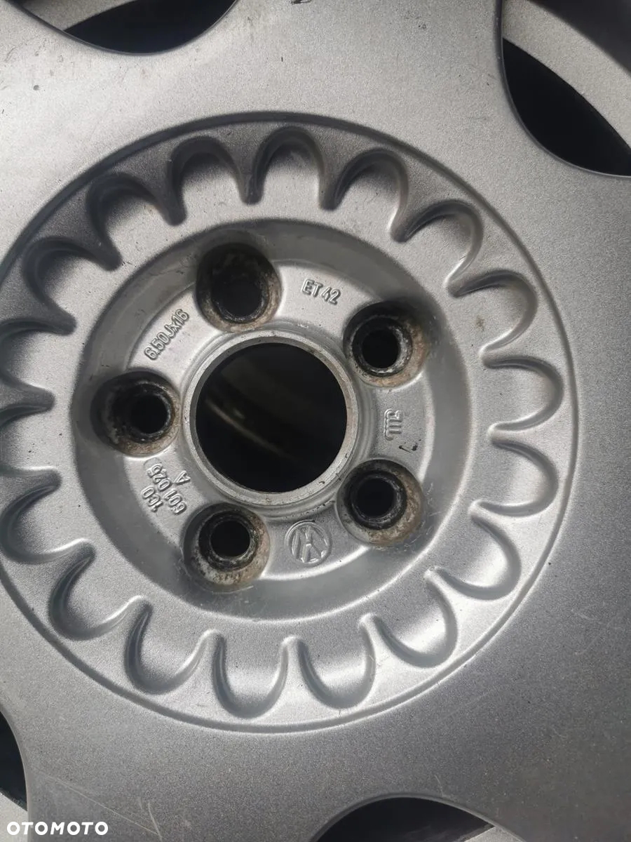 ALU FELGI 5X100 R16 ET42 6.5J 1C0601025A ORG! VW SEAT SKODA AUDI - 11