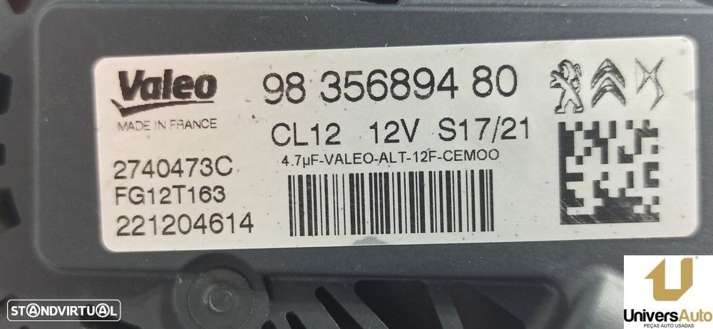 ALTERNADOR CITROEN C3 SHINE - 5