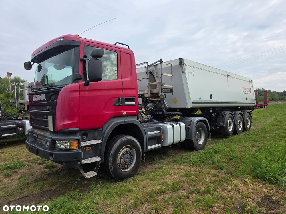 Scania G 410 4x4 + Schmitz 26m3 Alu z Niemiec - 4