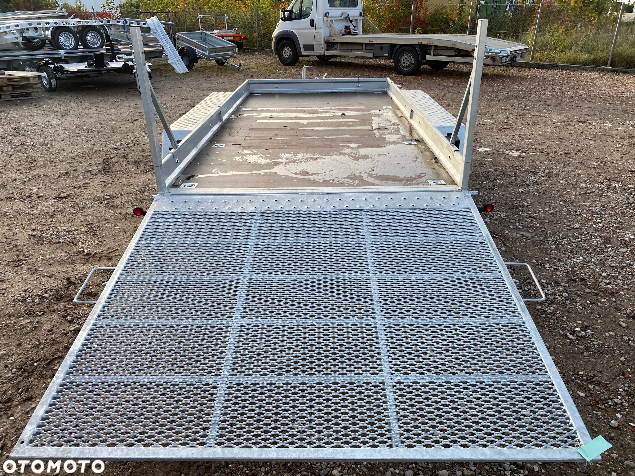 Niewiadów | 450X190X18 | DMC 3,5T | R14C | K4035 | Z RAMPĄ NAJAZDOWĄ | DO PRZEWOZU MASZYN I POJAZDÓW 3 OSIOWA | RATY | LEASING | - 14