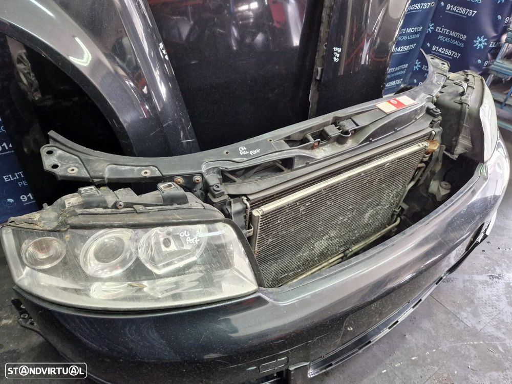 Frente completa usada AUDI A4 B6 3.0 V6 S-LINE capot parachoques guardalamas oticas radiadores - 7
