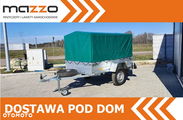 Rydwan Dostawa przyczepka 245x125x130 DMC750kg, stelaż i plandeka RESOR! SOLIDNA I MOCNA