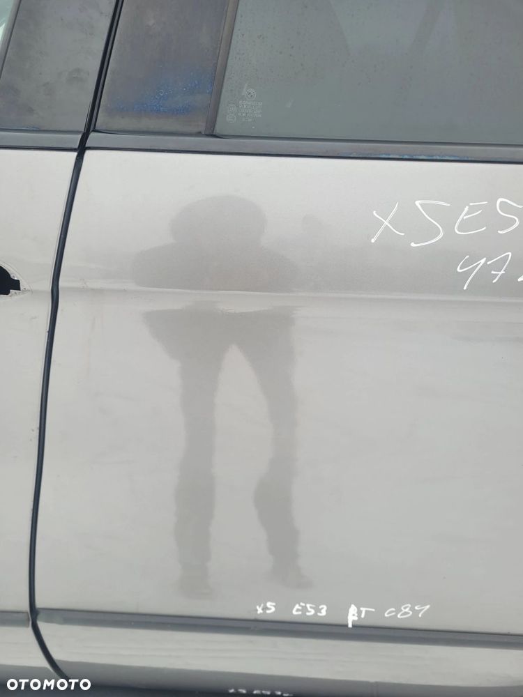 DRZWI LEWY TYŁ TYLNE BMW X5 E53 LIFT 472 STERLING GRAU C84 - 3