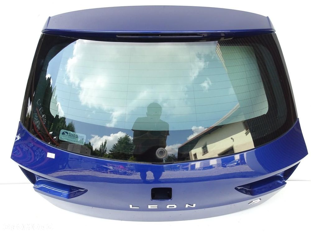 KLAPA TYŁ TYLNA BAGAŻNIKA + SZYBA LW5L SEAT LEON III 5F KOMBI 12-19r - 2
