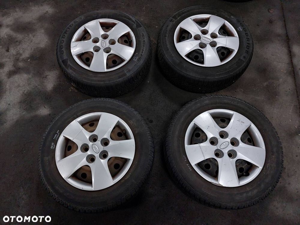 KOŁA KOMPLET FELGI OPONY CAŁOROCZONE 5x114,3 FI67,1 195/65R15 KIA CEED - 1