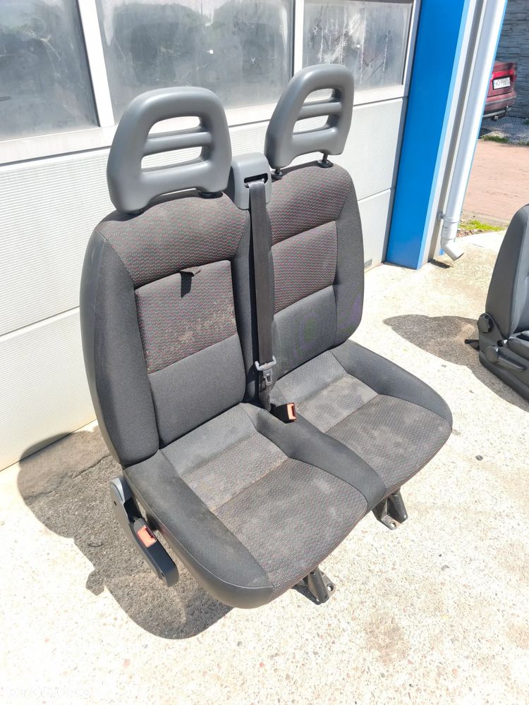 Fotel pasażera ławka Citroen Jumper Peugeot Boxer Ducato III Lift 2006-2024 Anglik - 4