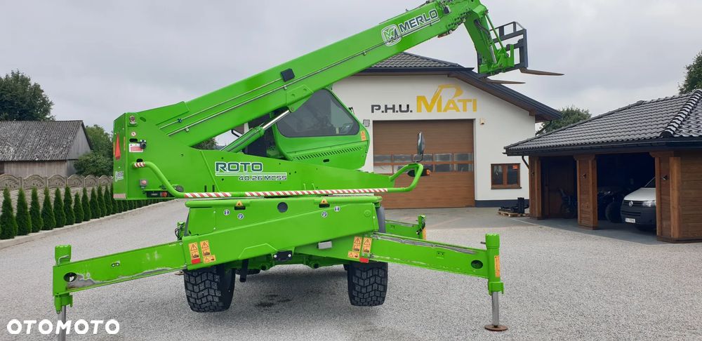 Merlo 40.26MCSS kosz hydr. rozkładany/wciągarka 4T./widły/pilot radiowy - 37