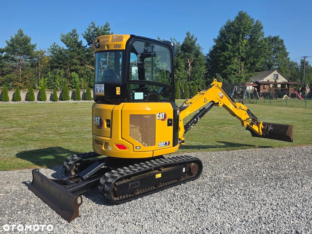 Caterpillar CAT 302.7 CR mini koparka szybkozłącze 3 łyżki piękna serwisowana 1 wł JCB sprowadzona w oryginale - 26